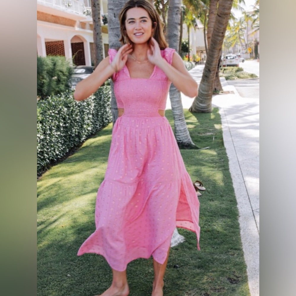 NEW Perry Walker Collective - The Lauren Dress - Pink - XS / S